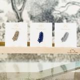 Pin's pailleté - Branche de pin - Argenté thumbnail