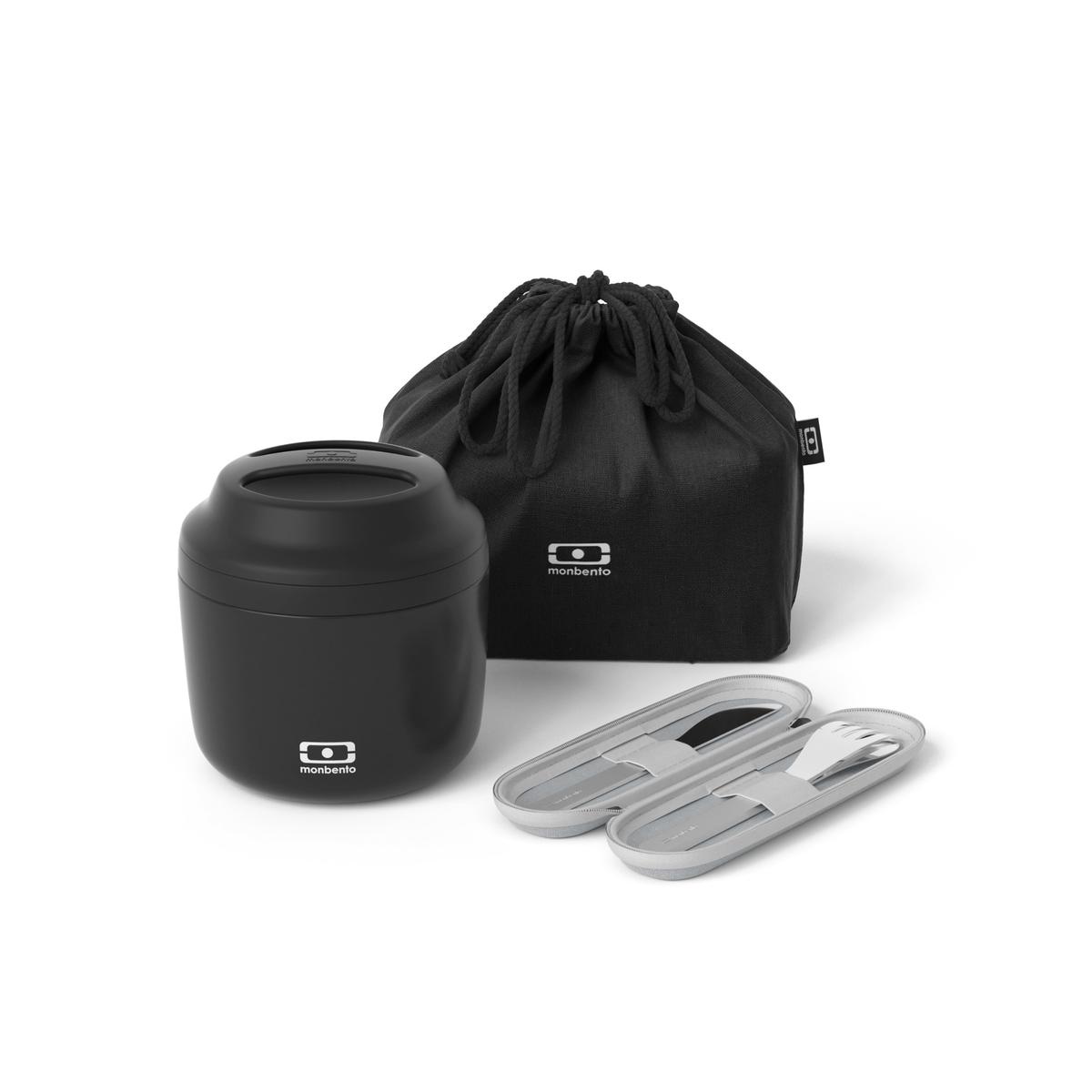 Pack lunch box isotherme adulte noir Onyx 0,55L thumbnail