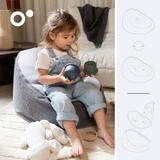 Transat Bébé Evolutif en Pouf Seat'N Grow Grey thumbnail