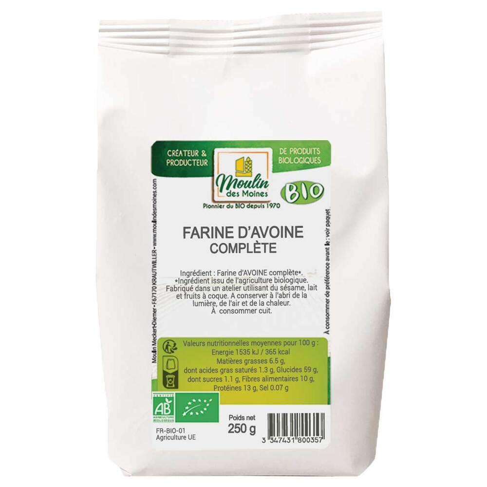 Farine d'Avoine Complète Bio 500g