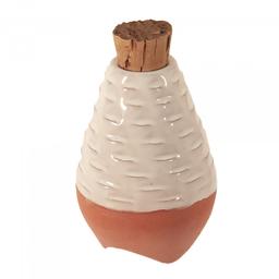 Lot de 3 Poto / Olla Céramique Blanc taille S - 18 cl