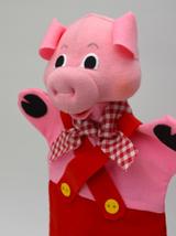 Marionnette Petit Cochon rouge thumbnail