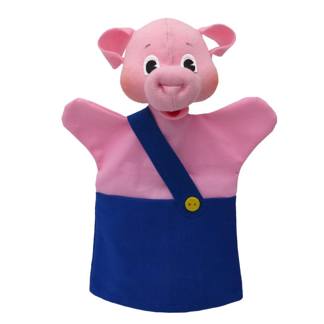 Marionnette Petit Cochon bleu thumbnail