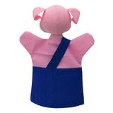 Marionnette Petit Cochon bleu thumbnail