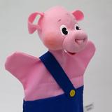 Marionnette Petit Cochon bleu thumbnail