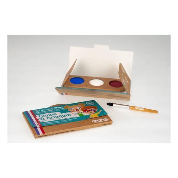 Kit de maquillage Clown  Arlequin - 3 couleurs thumbnail