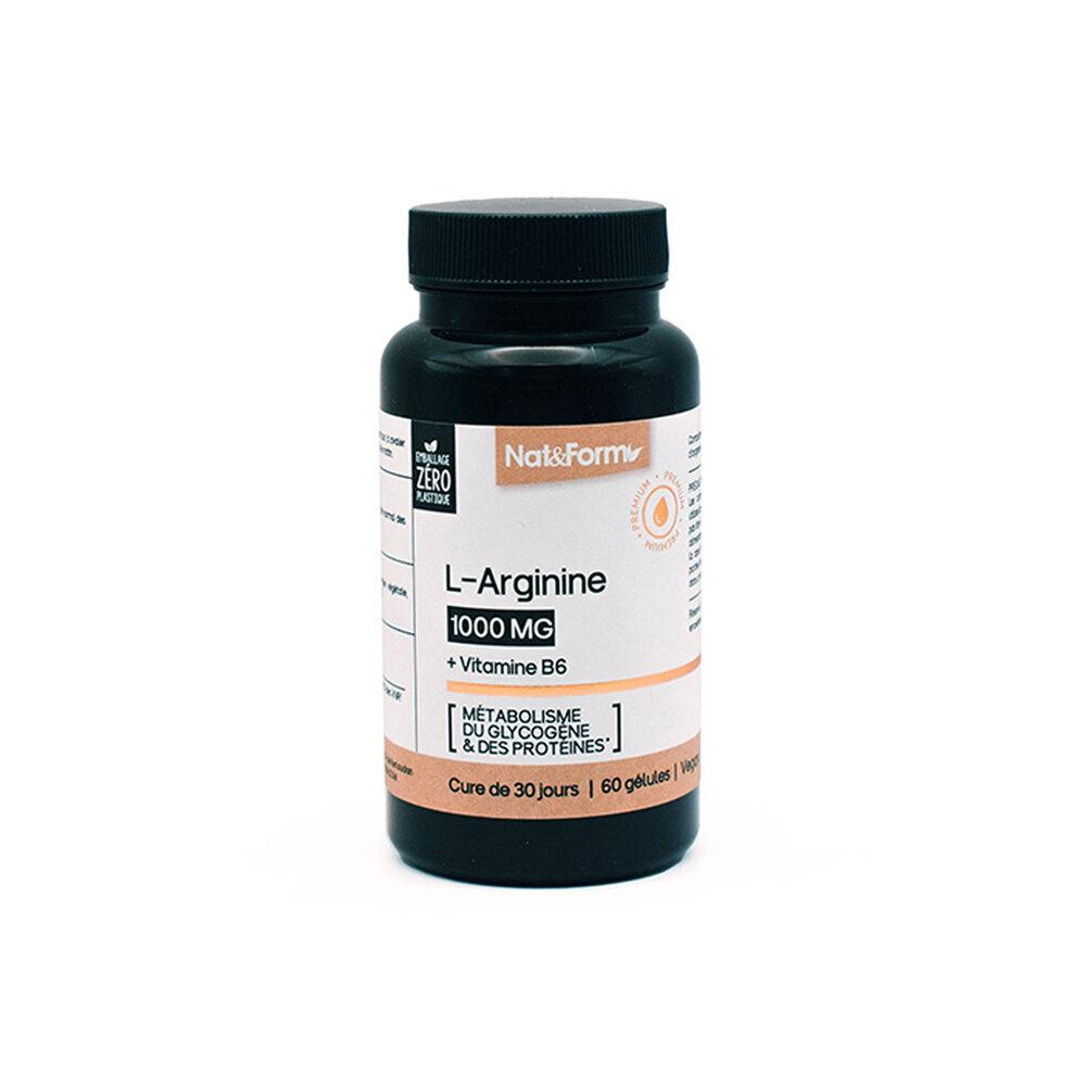 Arginine + Vitamine B6 60 gélules thumbnail