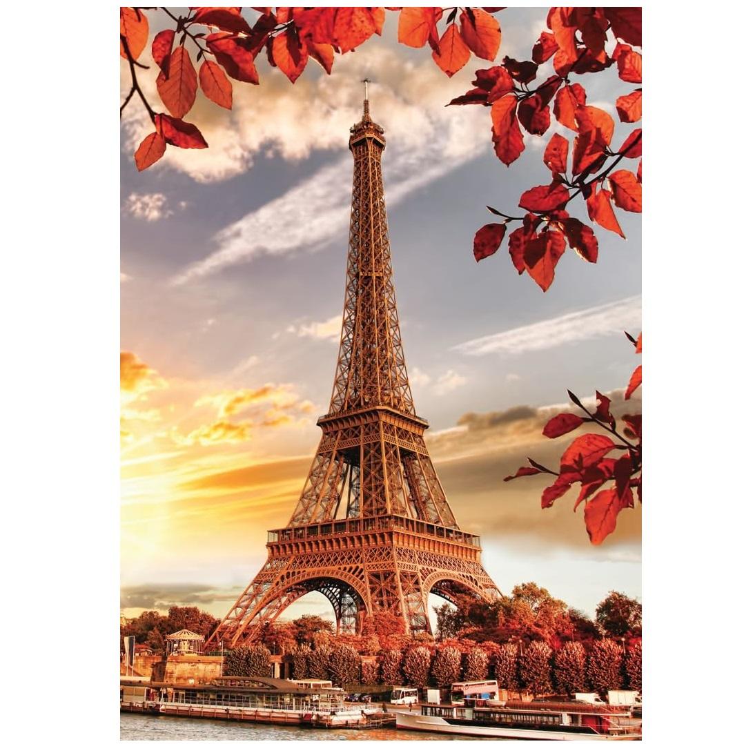 Puzzle Tour Eiffel en automne 1000 pcs thumbnail