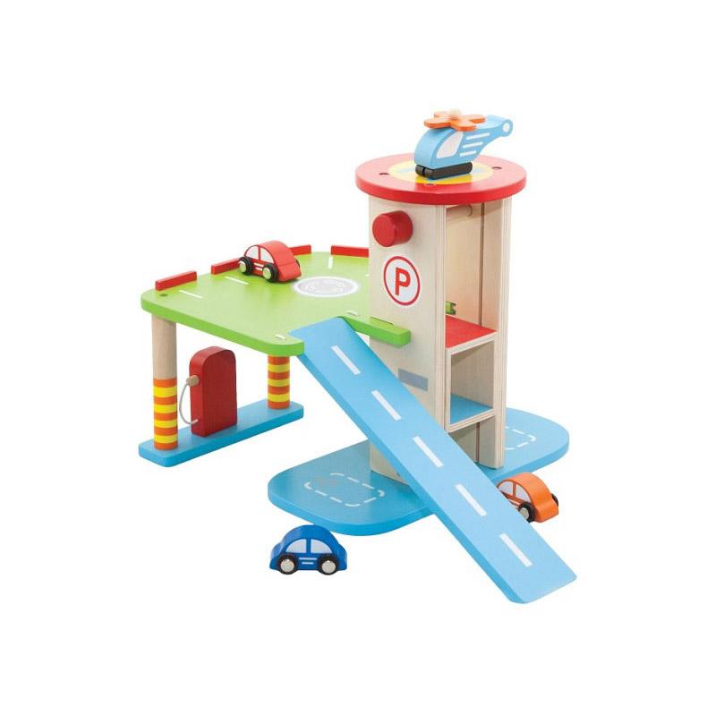 Garage à étages - jouet bois - NEW CLASSIC TOYS thumbnail