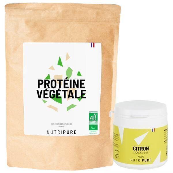 PACK Protéines Vegan BIO 1KG + Arome Citron