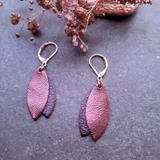 Boucle d'oreille MINI PETALE Cassis thumbnail