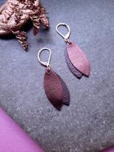 Boucle d'oreille MINI PETALE Cassis thumbnail