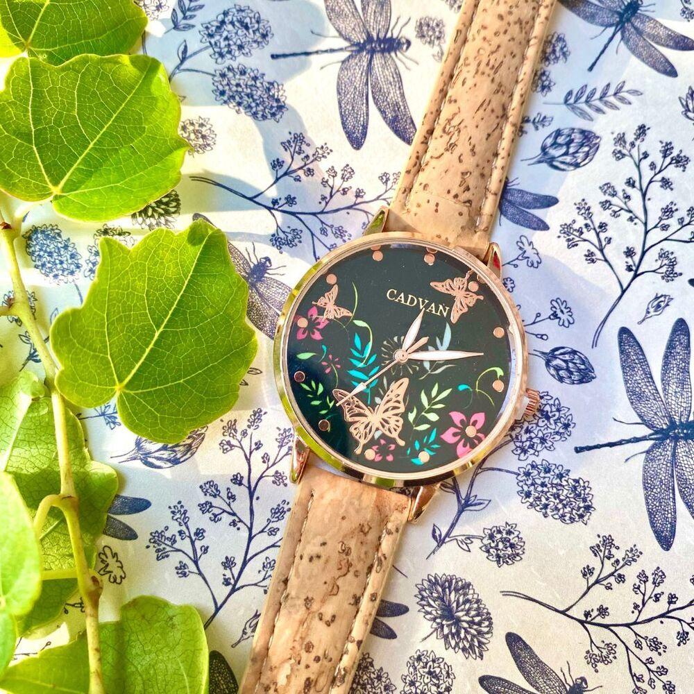 Montre en liège Butterfly - Montre femme Vegan thumbnail