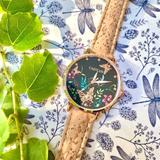 Montre en liège Butterfly - Montre femme Vegan thumbnail