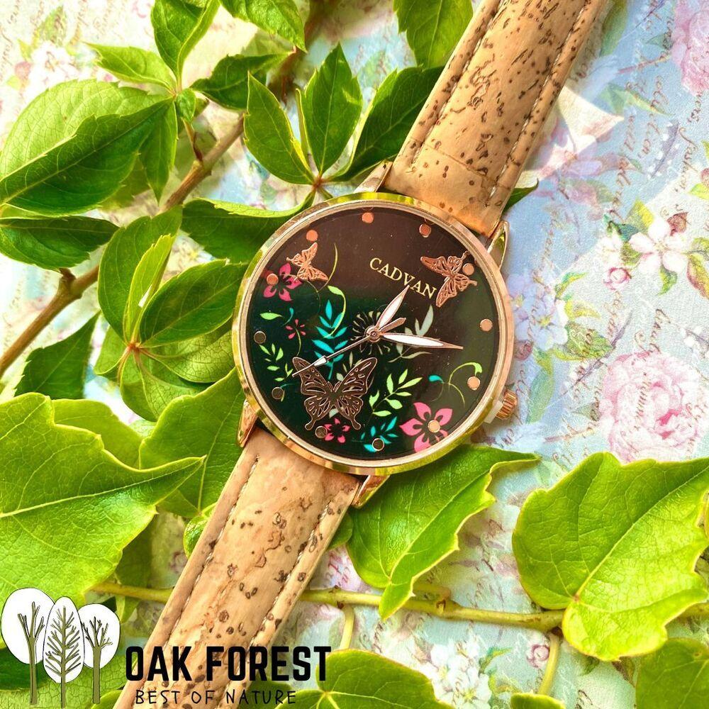 Montre en liège Butterfly - Montre femme Vegan thumbnail