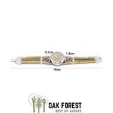 Montre bracelet femme en liège "Green Flower" thumbnail
