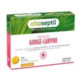 Gorge et larynx Olioseptil (miel et citron) 24 pastilles (Citron thumbnail