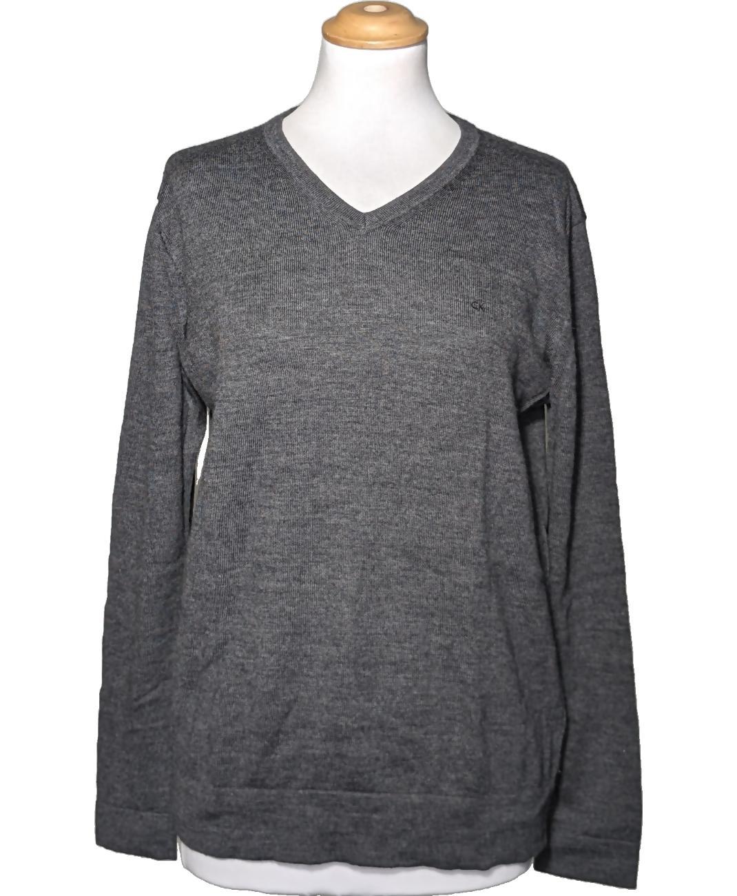 pull homme CALVIN KLEIN 36 - T1 - S Gris thumbnail