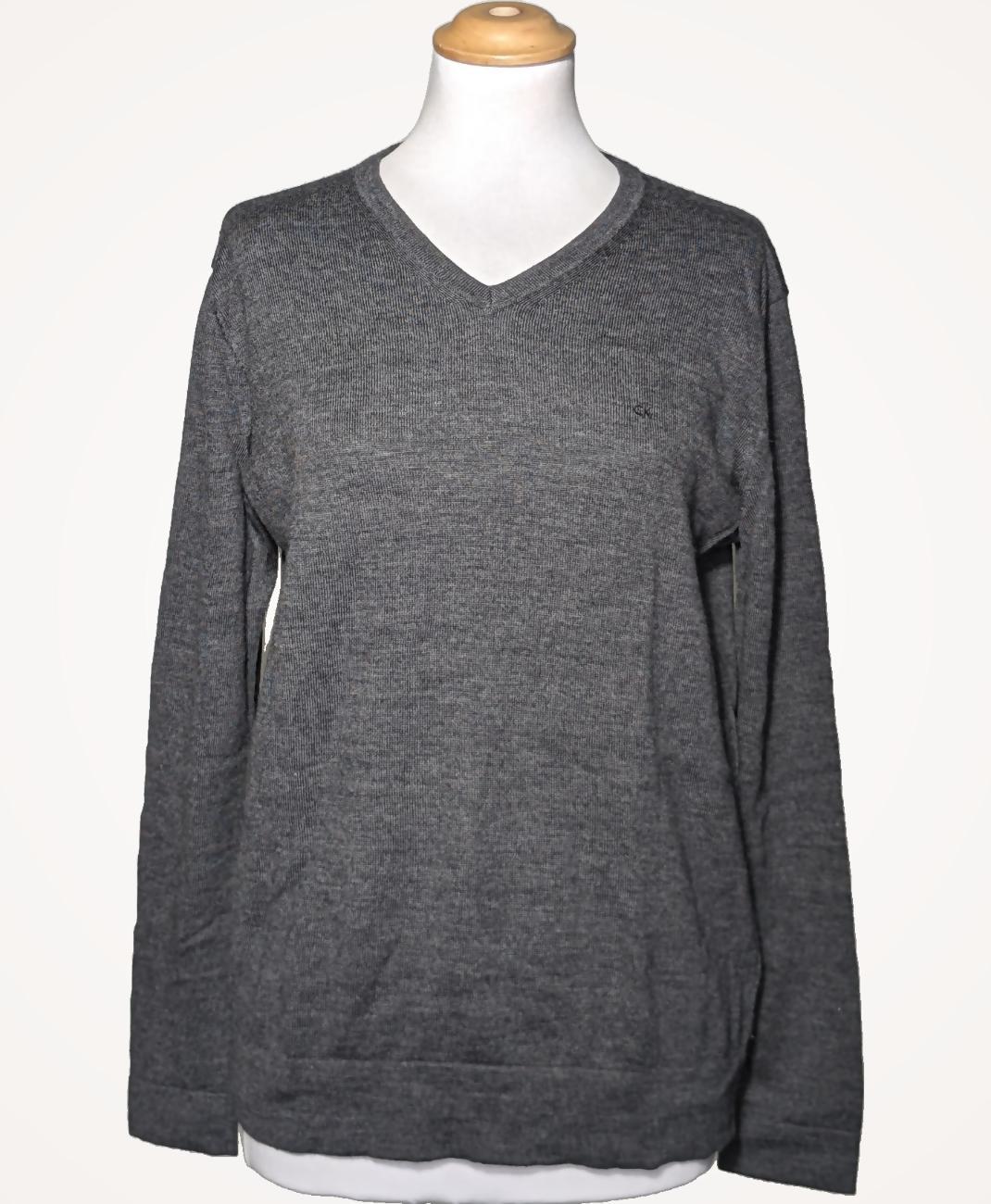 pull homme CALVIN KLEIN 36 - T1 - S Gris thumbnail