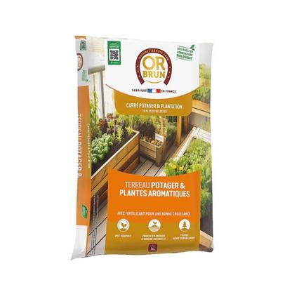 Terreau plantes aromatiques et carré potager - Sac de 6 litres