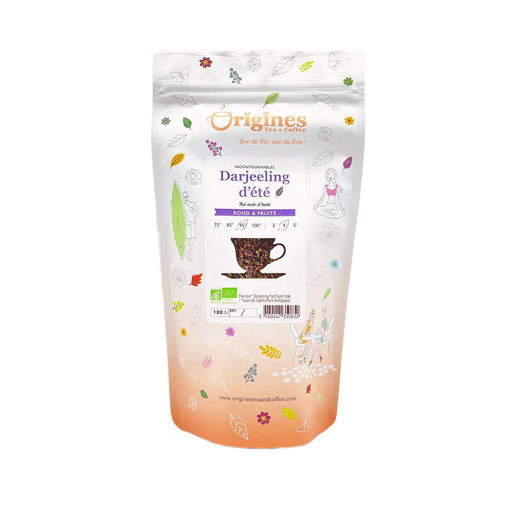 Thé Noir Bio Darjeeling d'Eté - Inde - Sachet 100g