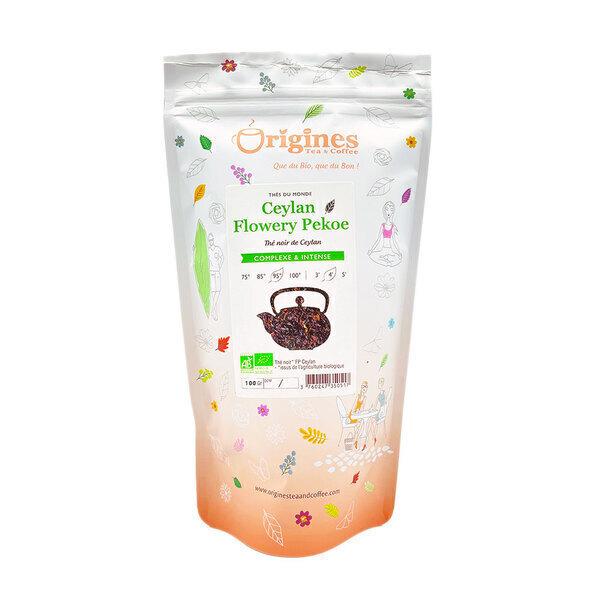 Thé Noir Bio Ceylan Flowery Pekoe - Sachet 100g