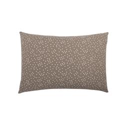 Taie d'oreiller imprimée en bambou marron 50x70