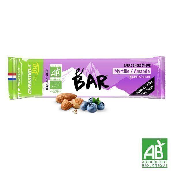 Barre énergétique E-Bar Myrtille Amande 32g