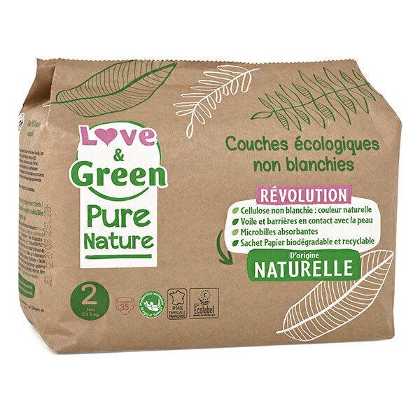 Pack 4x35 Couches Pure Nature - T2, 3-6 kg thumbnail