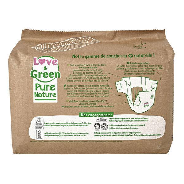 Pack 4x35 Couches Pure Nature - T2, 3-6 kg thumbnail