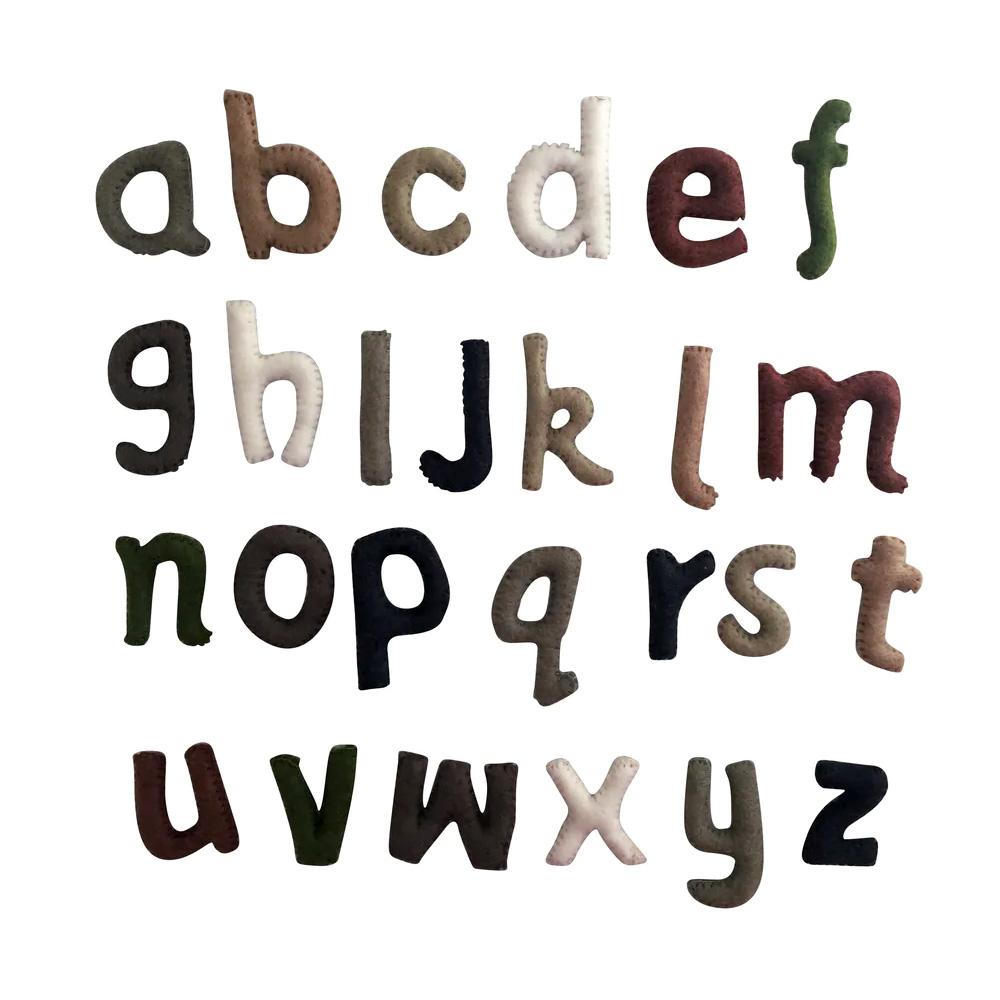 Alphabet en laine feutrée - les minuscules thumbnail