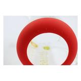 Verre Mesureur en verre et silicone rouge 1L thumbnail