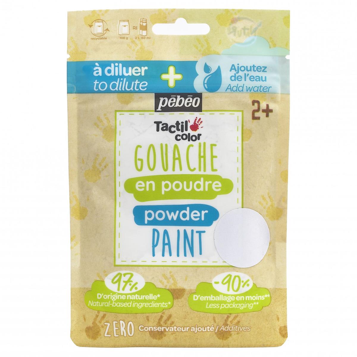 Gouache en poudre - 100 g - Blanc thumbnail