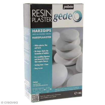 Plâtre résine pour coulage Gédéo 1 kg
