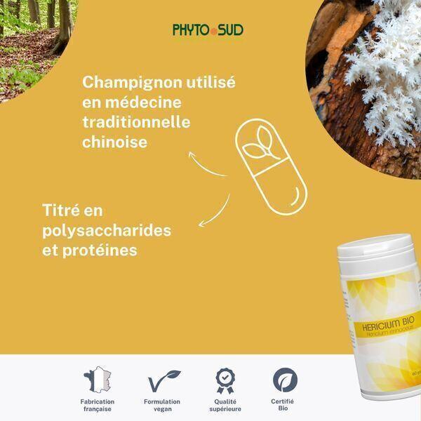 Hericium Bio - Gélules dosées à 400mg thumbnail