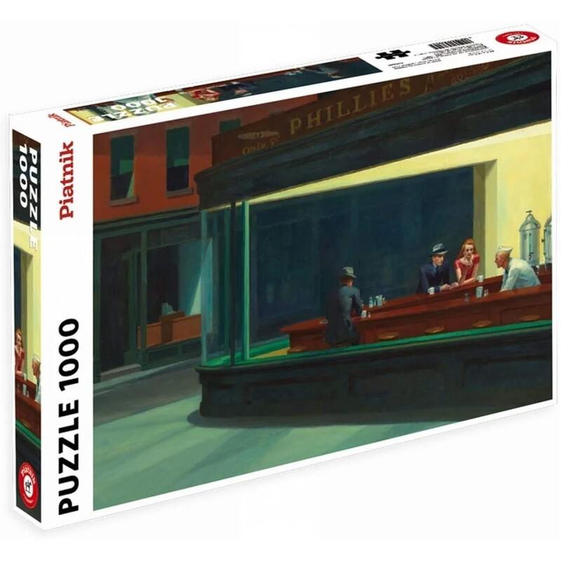 Puzzle Edward Hopper - Nighthawks - 1000 pcs thumbnail