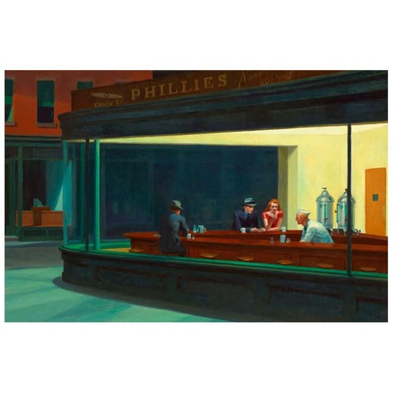 Puzzle Edward Hopper - Nighthawks - 1000 pcs thumbnail