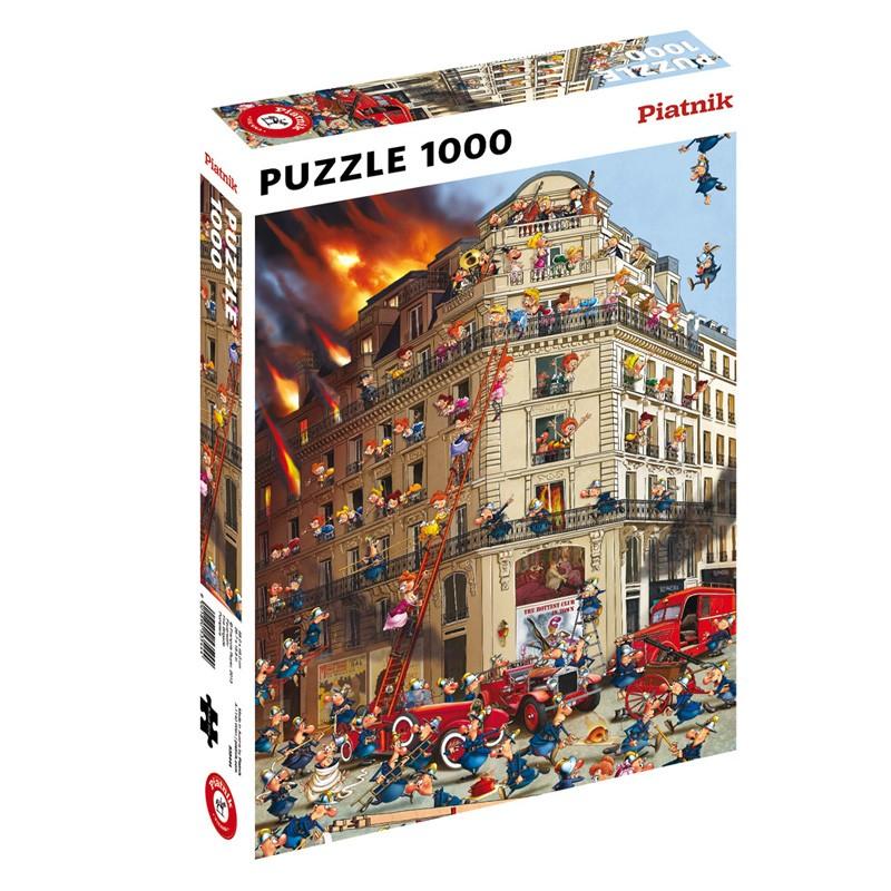 Puzzle Ruyer Pompiers 1000 pcs thumbnail