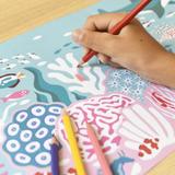 Poster à colorier - La barriere de corail thumbnail