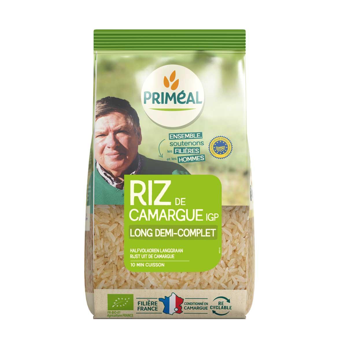 Riz long demi complet de Camargue 1kg