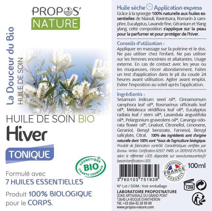 Huile de Soin BIO - HIVER thumbnail