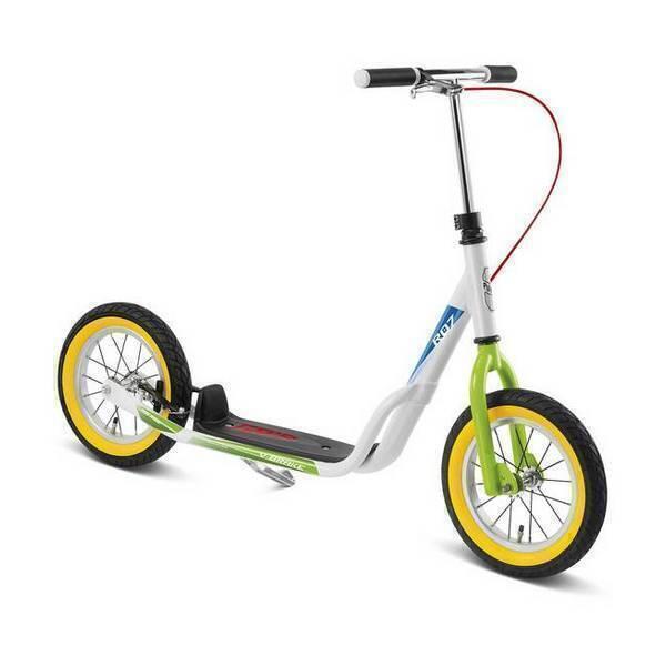 Trottinette R07L Blanc et vert - Dès 5 ans
