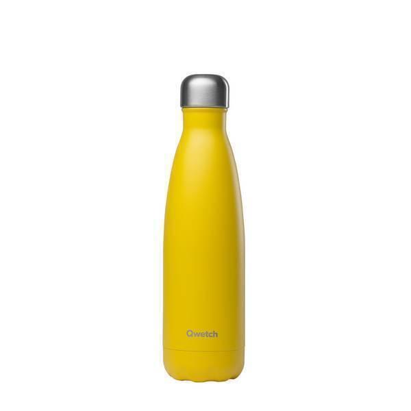 Bouteille isotherme inox Pop jaune 50cl