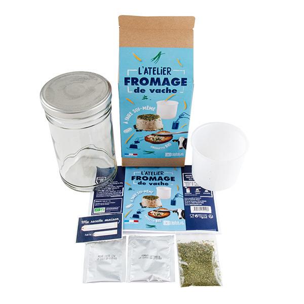 Kit fabrication DIY Fromage Vache Bio 1L thumbnail