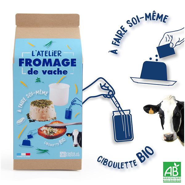 Kit fabrication DIY Fromage Vache Bio 1L thumbnail