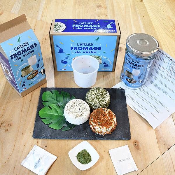 Kit fabrication DIY Fromage Vache Bio 1L thumbnail