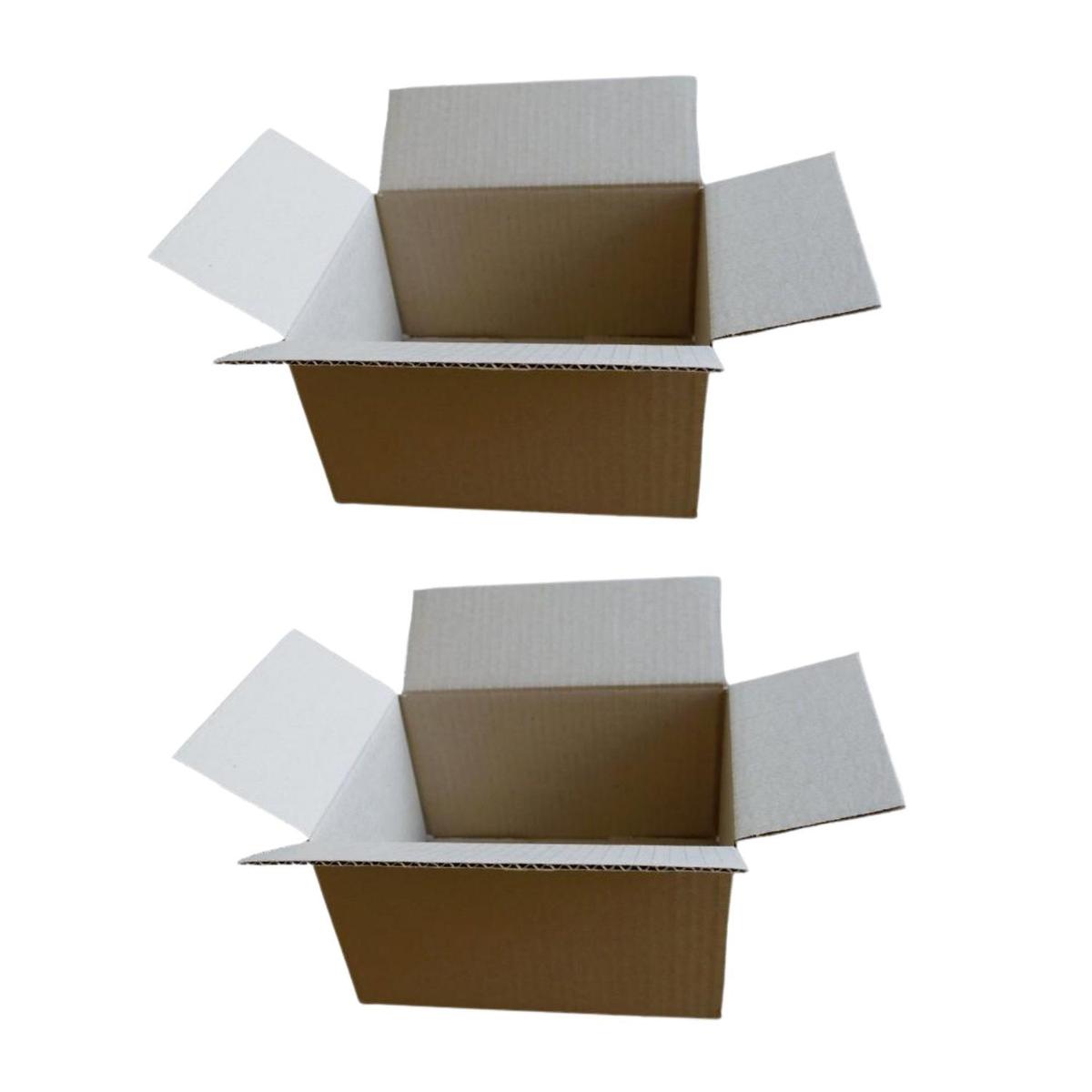 2 petits cartons d'emballage 16 x 12 x 11 cm thumbnail