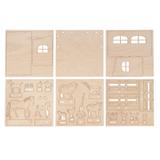 Kit Décor 3D Ferme en bois FSC 45 pièces thumbnail