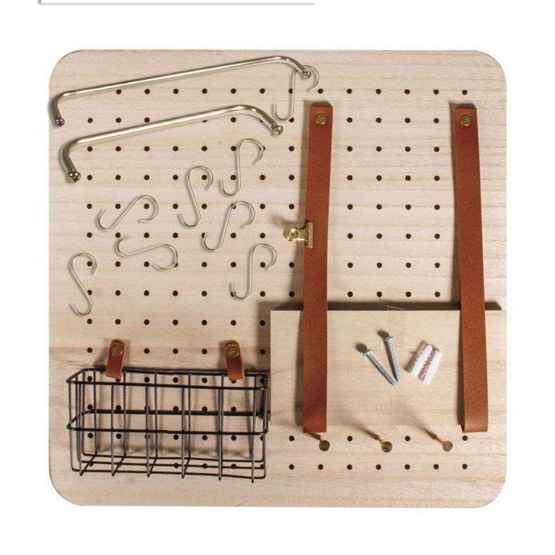 Organiseur mural personnalisable avec panier