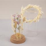 Tige de Papaver et herbe en bois 20 cm thumbnail